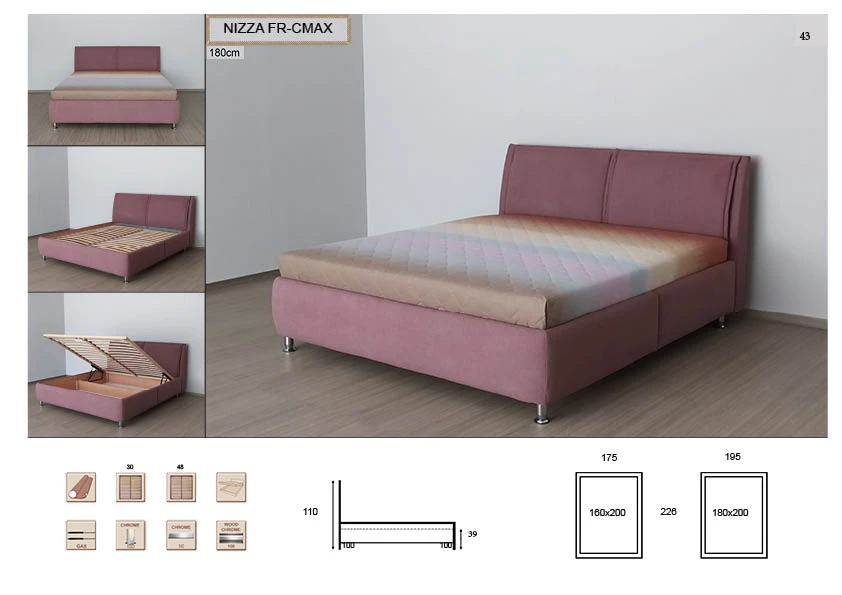 Nizza franciaágy - 10